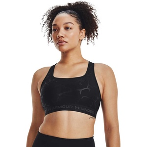 Under armour Спортен сутиен Crossback Mid Emboss (1378815-001)