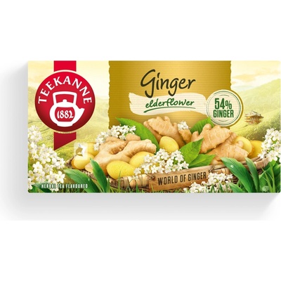 Teekanne Zázvor Černý Bez 20 x 1,75 g