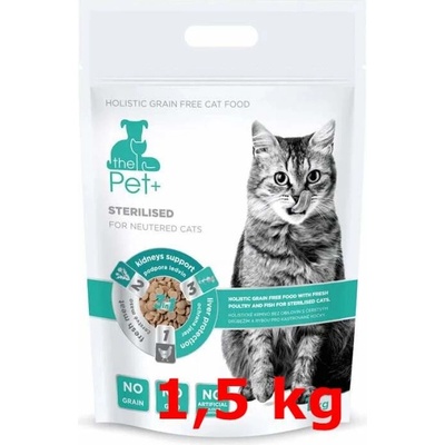 the Pet+ 3in1 cat STERILISED 1 kg