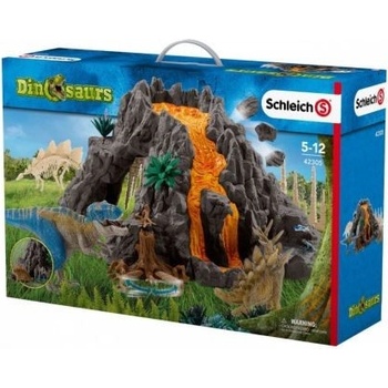 Schleich Dinosaurs Giant volcano with T-rex