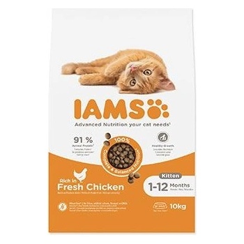 IAMS Cat Kitten kuracie mäso 10 kg
