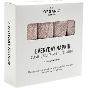 The Organic Company Салфетки Everyday 20 x 20 см лавандулови 4 бр (1073-340)