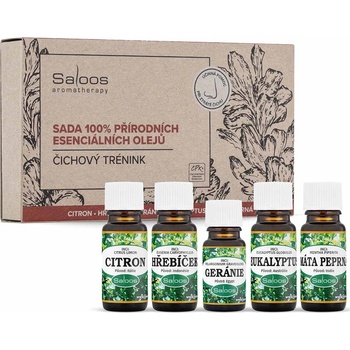 Saloos sada esenciálních olejů Čichový trénink 1 x ml + 4 x 10 ml