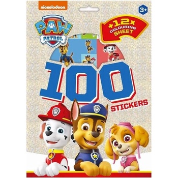 Jiri Models 100 samolepiek s omal. listy Labková patrola