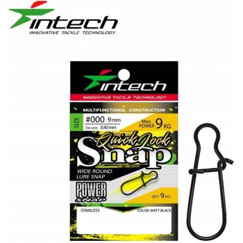 Intech Karabínka Quick Lock Snap Matt Black veľ.000