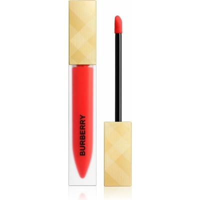 Burberry Kisses Liquid Matte matný tekutý rúž Tang Red 108 6 ml