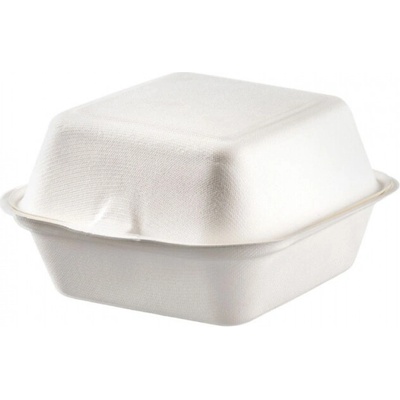 Intertan SA Burger box cukrová trstina 15 x 15 cm