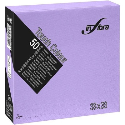 Infibra ubrousky papírové 2V levandule 50ks 33x33cm