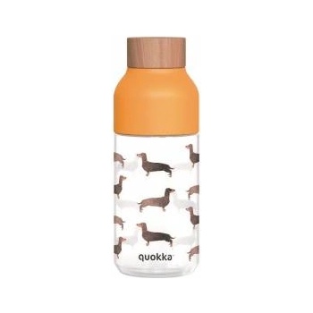 QUOKKA Ice - Ecozen water bottle 570 ml (Dachshund)