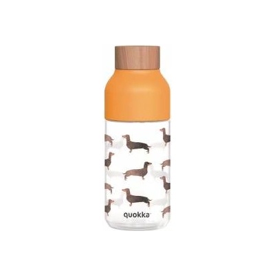 QUOKKA Ice - Ecozen water bottle 570 ml (Dachshund)