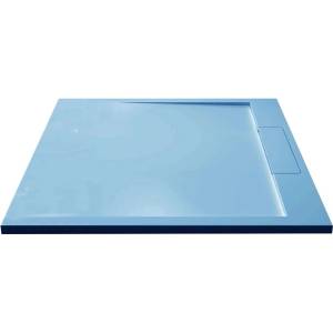 Inter Ceramic Квадратно композитно душ корито Inter Ceramic 90x90 см, алабастър (9090BL)