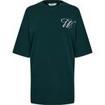Jack Wills Тениска Jack Wills Women's JW Oversized Applique T-Shirt - Dark Green