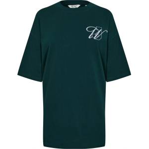 Jack Wills Тениска Jack Wills Women's JW Oversized Applique T-Shirt - Dark Green