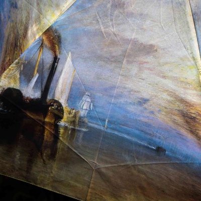 Fulton skládací deštník NATIONAL GALLERY Tiny 2 Fighting Temeraire L794