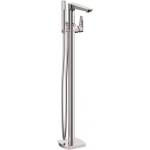 Inter Ceramic Стоящ смесител за вана ICL 8214C, Inter Ceramic, месинг, хром, подово захранване, с шлаух и слушалка, 94.8x15.5см (8214C)