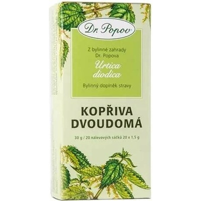Dr.Popov Kopřiva dvoudomá list 20 x 1,5 g