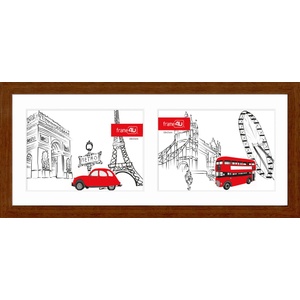 STYLER Рамка за снимки Japan 15 x 37 см светлокафява (RA-13197)