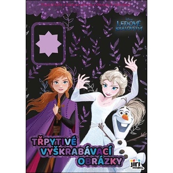 Jiri Models Trblietavé vyškrabávacie obrázky Ľadové kráľovstvo