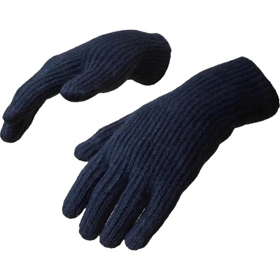 HARAHU Плетени ръкавици за телефон с изрези за пръсти - черна kp35508 (35508)