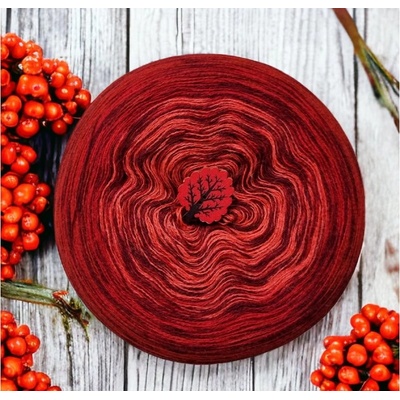 MILA OMBRE MERINO 1200m/4nitka MMX170 - OHNIVÁ