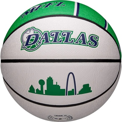 Wilson Топка Wilson NBA TEAM CITY COLLECTOR BASKETBALL DALLAS MAVERICKS wz4003907xb Размер 7