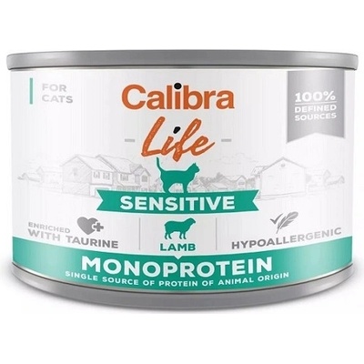 Calibra cat Life Adult Sensitive lamb 6 x 200 g
