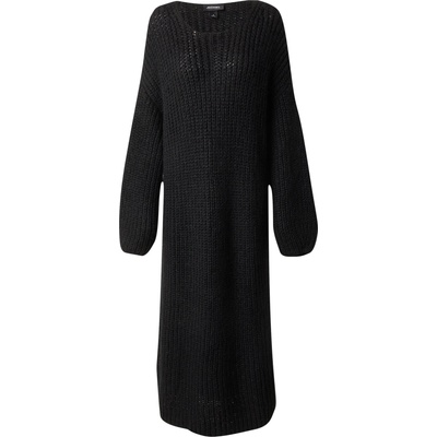 Monki Плетена рокля черно, размер XS