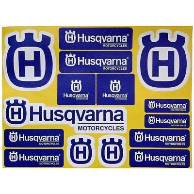 Nálepky na motorku Husqarna modré