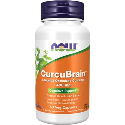 Now Foods Kurkumín 400 mg CurcuBrain 50 Veg Kapsula