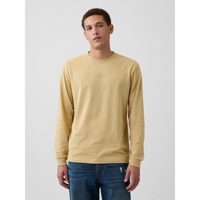 Gap tričko s logom Everyday Soft hnedé
