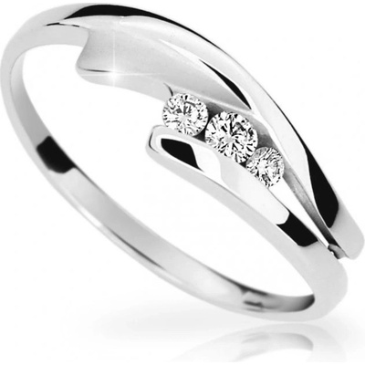Cutie Jewellery Prsten z bílého zlata se zirkony Z6883 1750 10 X 2