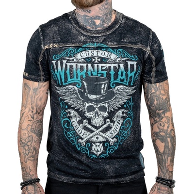 WORNSTAR Мъжка тениска WORNSTAR - Elegantly Wasted - Black - WSTM-ELEGK