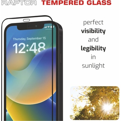 Swissten Raptor Diamond Ultra Clear 3D temperované sklo Apple iPhone 14 Pro čierne 84501783