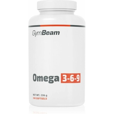GymBeam Omega 3-6-9 podpora správneho fungovania organizmu 336 g