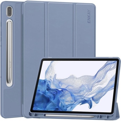 Enkay 61600 LEATHER Samsung Galaxy Tab S9 fialový