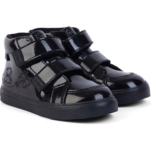 Kickers Обувки Kickers Kids Tovni Hi Stardust Patent Boots - Black
