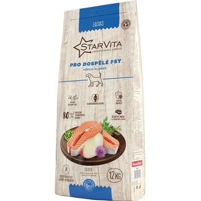 Starvita granule pre dospelých psov losos 12 kg