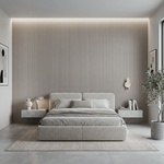 Polaris WPC Grid панел Millennium Grey | Бежов дървен ефект | 275 x 15см | Цена 35, 46€