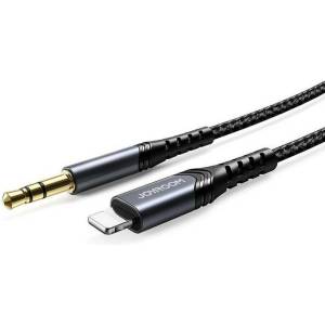 JOYROOM Кабел Joyroom SY-A02, от Lightning(м) към AUX(м), 2m, черен (SY-A02)
