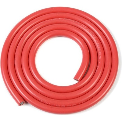Revtec Kabel se silikonovou izolací Powerflex 10AWG červený 1 m