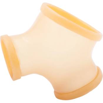 Toylie Latex Sleeve with Penis and Testicle Ring Gil Semitransparent