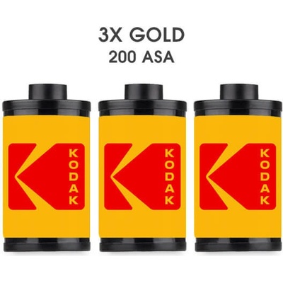 Kodak 3x KODAK Gold 200/36
