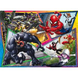 Lisciani Двулицев пъзел Lisciani - Spiderman, 150 части (LI104758)