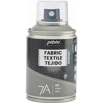 Pébéo 7A farba na textil ve spreji 100 ml 13 grey
