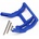 Traxxas Wheelie bar mount (1)/ hardware (blue), TRX3677X (TRX3677X)