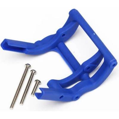 Traxxas Wheelie bar mount (1)/ hardware (blue), TRX3677X (TRX3677X)
