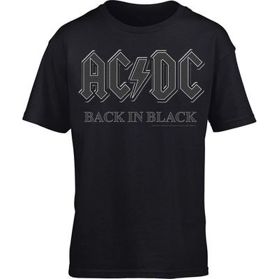 AC/DC tričko Back In Black Unisex Black