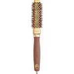 Olivia Garden Expert Blowout Straight Square Brush Gold & Brown 20 mm
