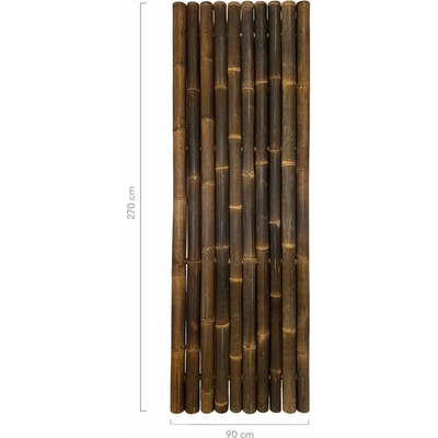 Bambusový panel Gigant tmavě hnědé 90 x 270 cm
