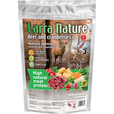 Larra Nature Jeleň a Brusnice 22/12 3 kg